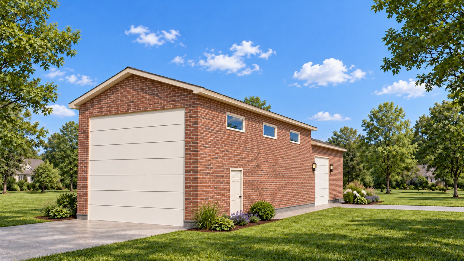 San Juan RV garage plan exterior render
